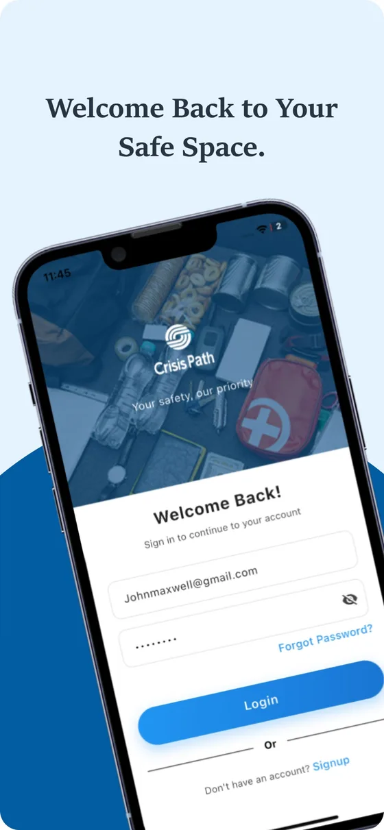 crisispath app screenshot