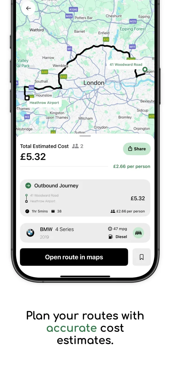 fuelpricesuk app screenshot