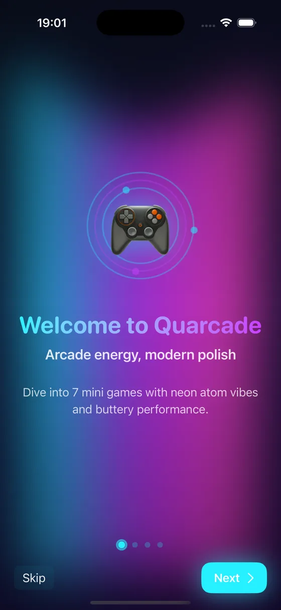 quarcade app screenshot
