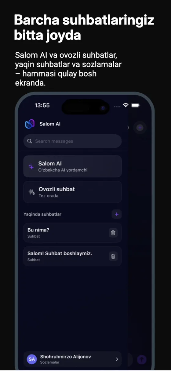 salom app screenshot